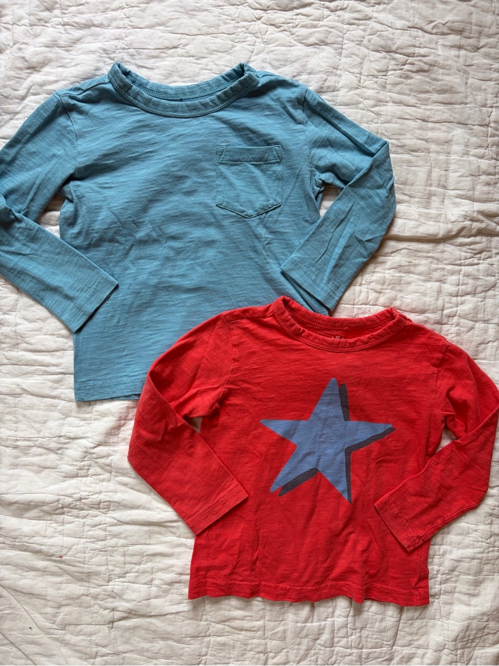Set of 2 Toddler Long-Sleeve Shirts, 2 years
